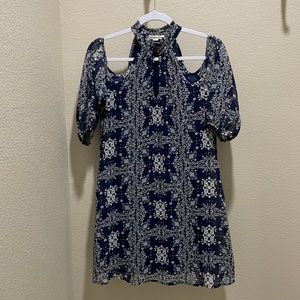 Shift navy dress